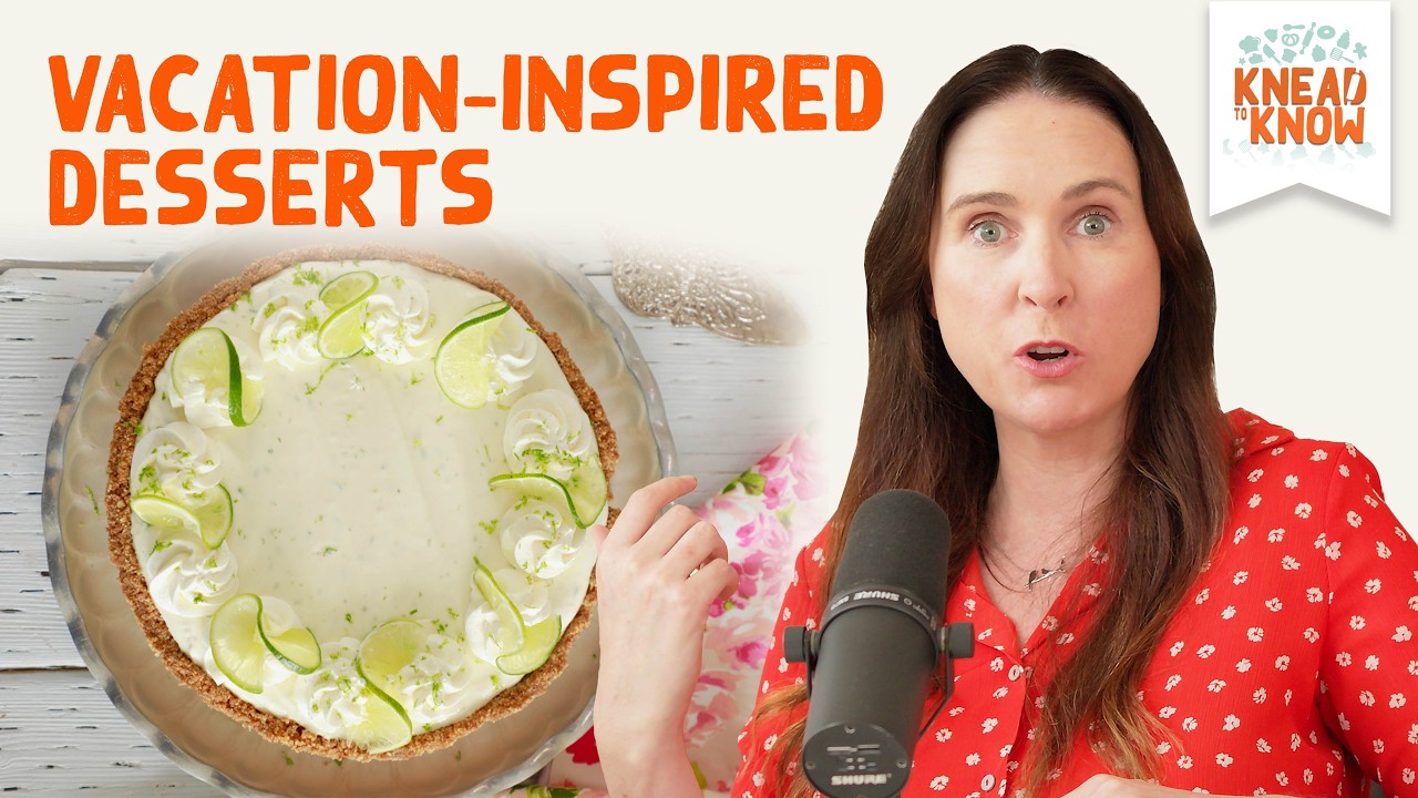 Baking tropical treats & vacation-inspired desserts!