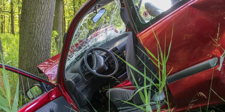 Auto krachte gegen Baum: Zwei Männer schwer verletzt