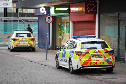 Police were called to the restaurant in Ashton town centre, Greater Manchester , yesterday (Picture: ASP)