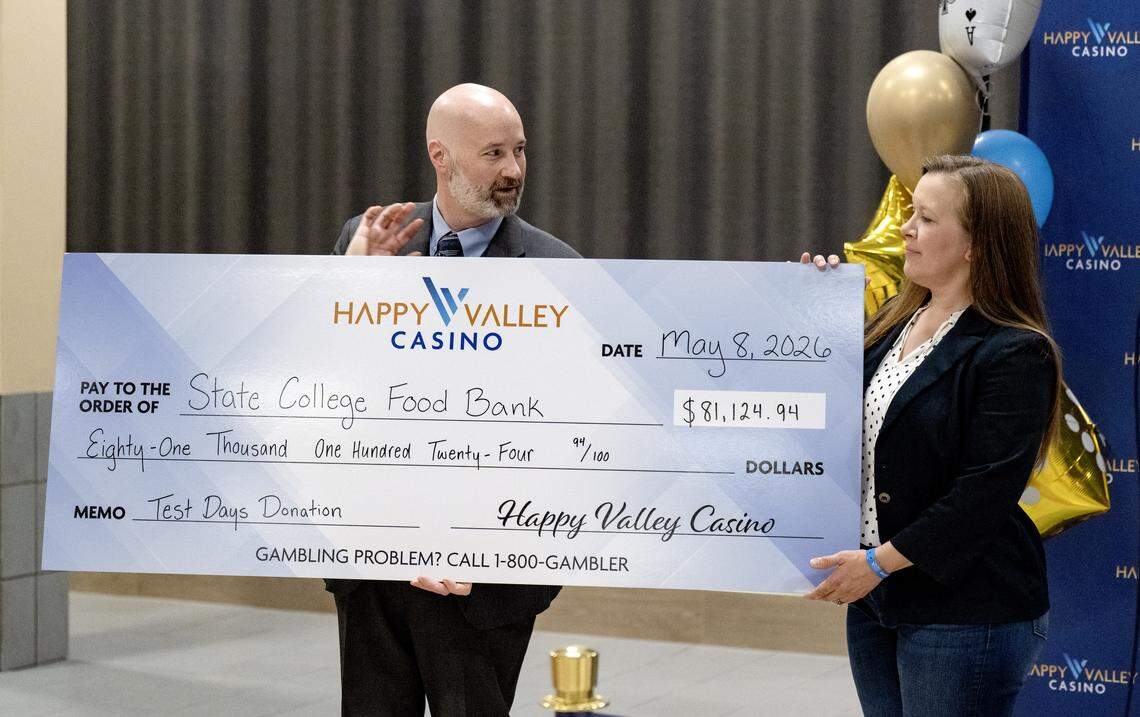 Happy Valley Casino holds grand opening, awards 2 big checks to local ...