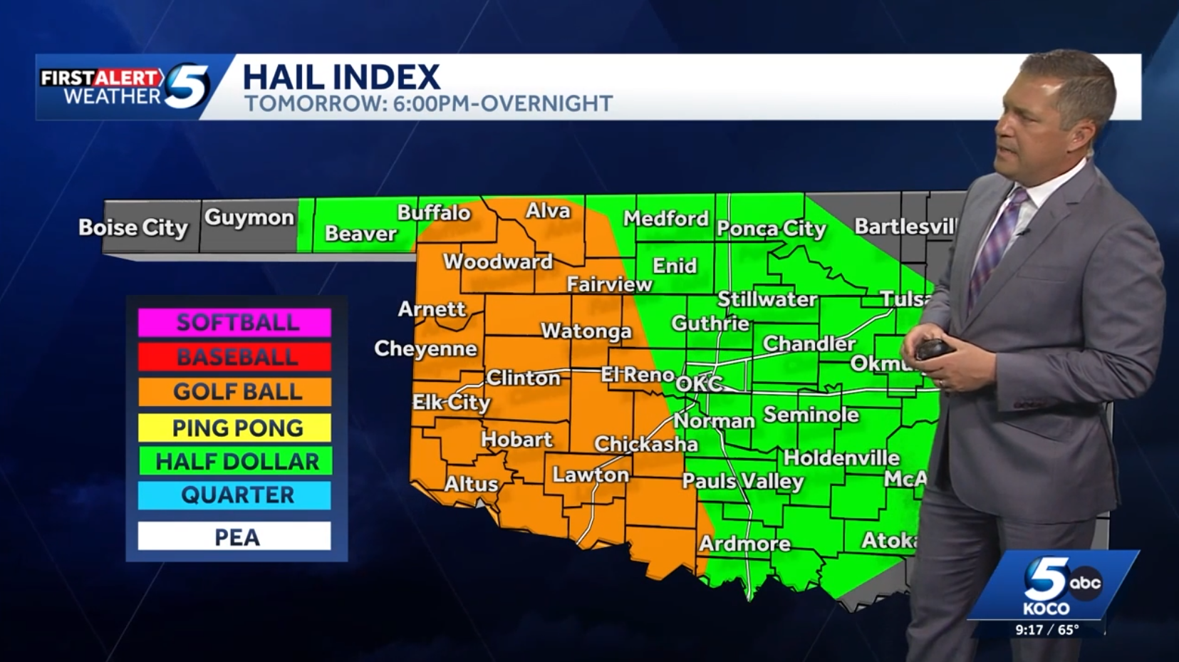 Timeline: Severe weather risk with large hail, strong winds for Saturday