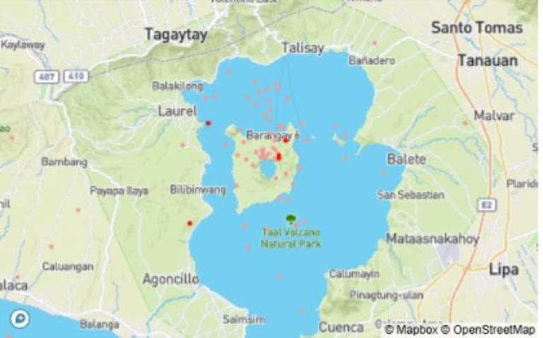Taal Volcano continues seismic activity after minor eruption