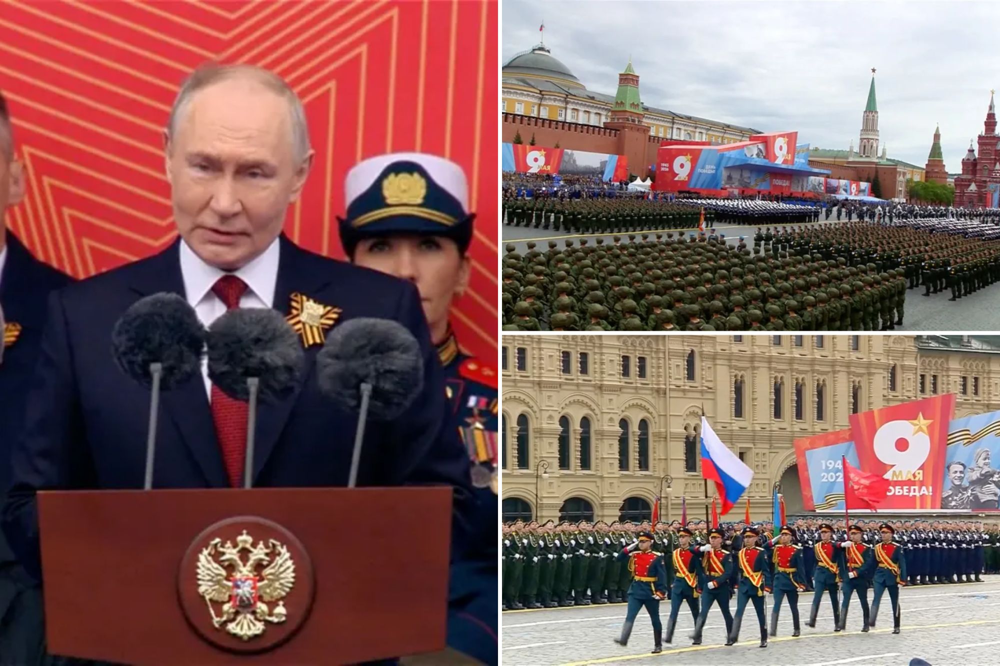 Putin attends scaled-back WW2 victory parade as worries deepen over ...