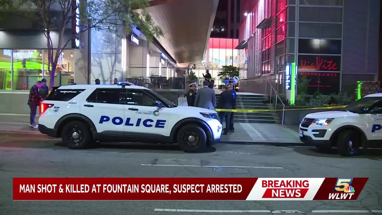 Deadly shooting at Fountain Square, suspect in custody