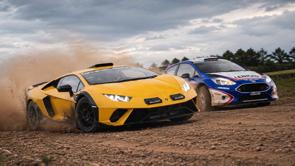 What happens when Lamborghini Sterrato faces rally power?