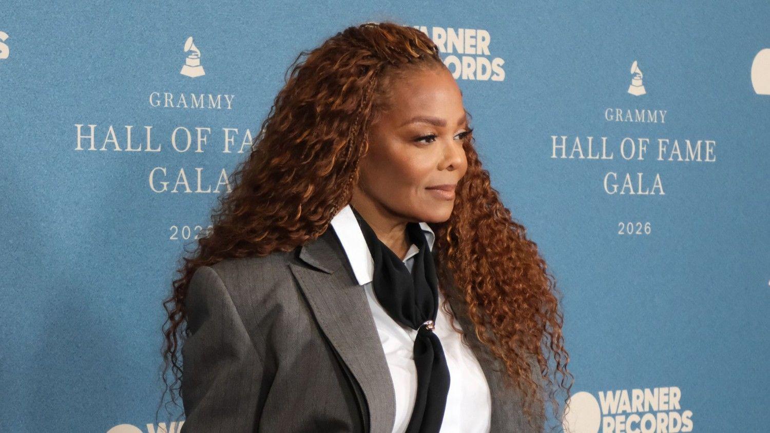 Janet Jackson makes rare appearance at Grammy Hall of Fame Gala