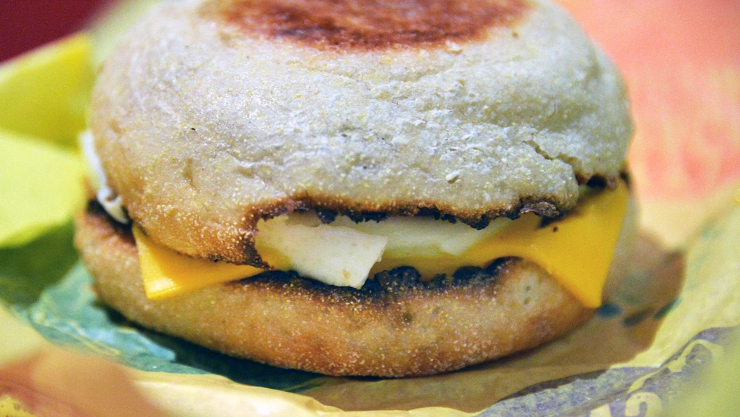 Fast food chains split over using real or processed eggs