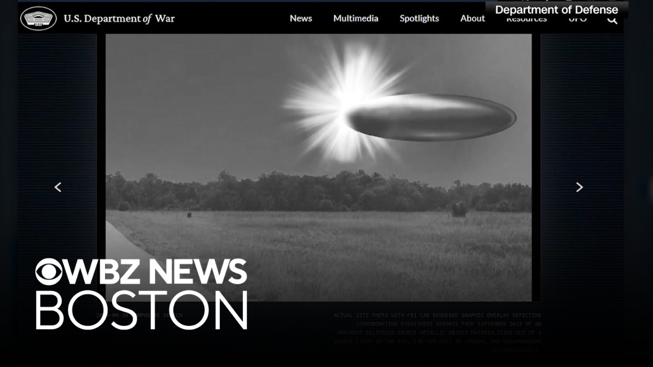Pentagon releases photos, videos in UFO files