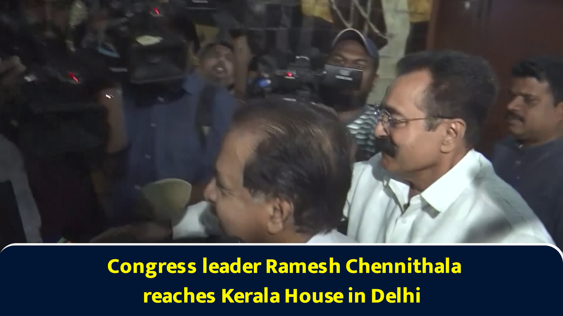 Congress leader Ramesh Chennithala reaches Kerala House in Delhi