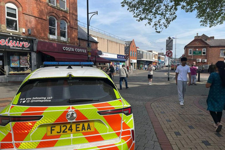 Car smashes into multiple people in UK town market place as police ...