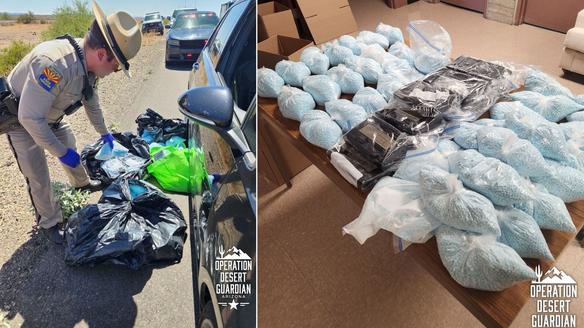 Troopers seize 130+ pounds of suspected fentanyl during stop near Gila Bend