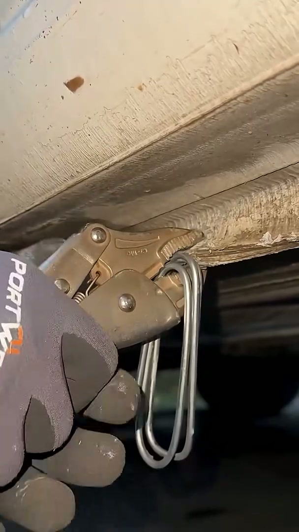 Got a dented car sill? This clever trick could help straighten it