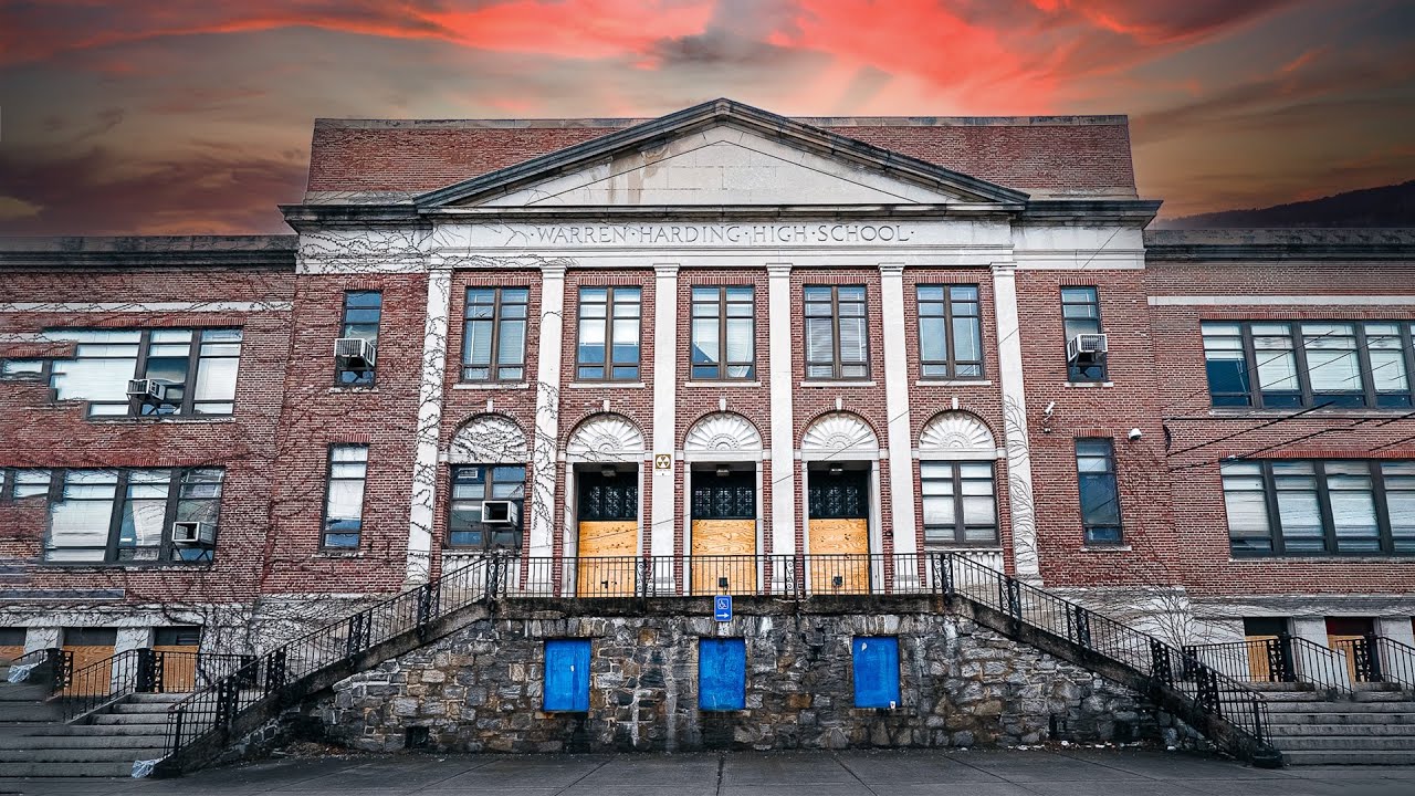 Abandoned high school: Everything left behind