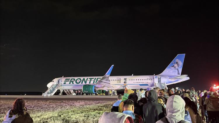 Frontier flight evacuated after person hit, killed by plane on runway ...