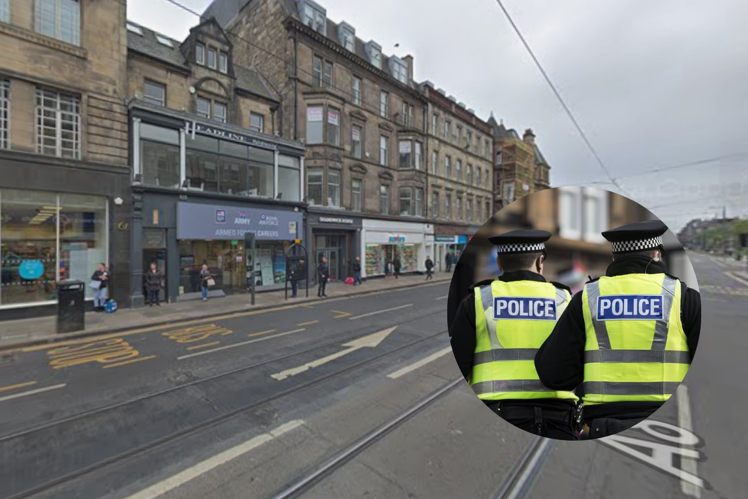 Man arrested following 'disturbance' on busy Edinburgh West End street
