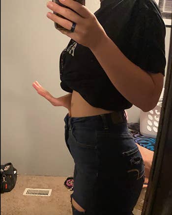 After pic with the waist tightened