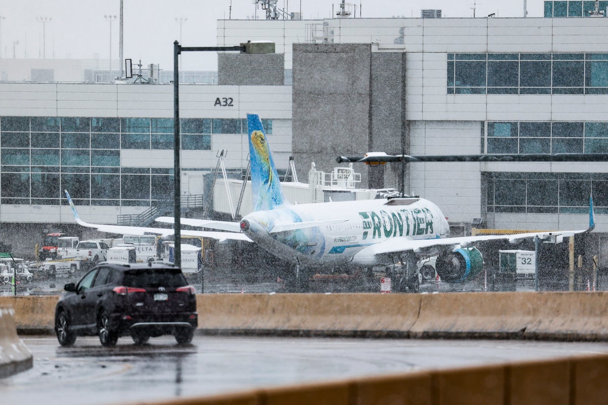 Frontier plane fatally strikes person on Denver airport runway