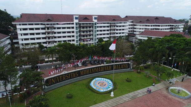 Kampus UMM di Tlogomas, Kota Malang, Jawa Timur.