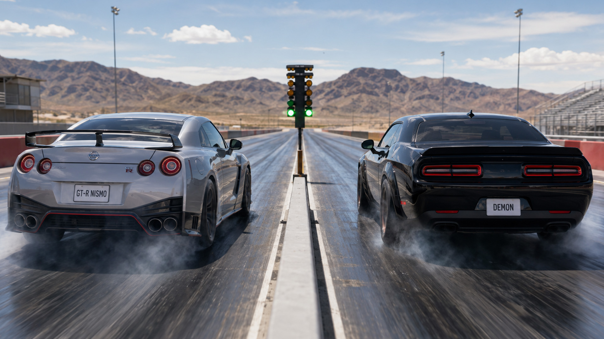 Can 840HP Demon beat 600HP GT R Nismo?