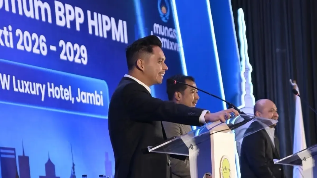 Debat Pertama, Reynaldo Ajak Kader HIPMI Dukung Pemerintah Capai Ekonomi 8 Persen
