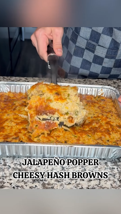 Jalapeño popper cheesy hash browns 🔥 The ultimate side dish that might ...