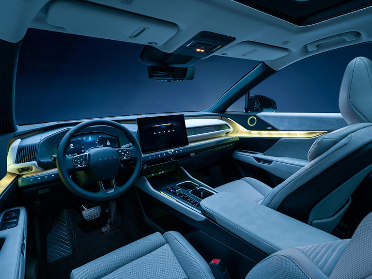 Glimpse at future of Lexus with TZ three-row electric SUV reveal