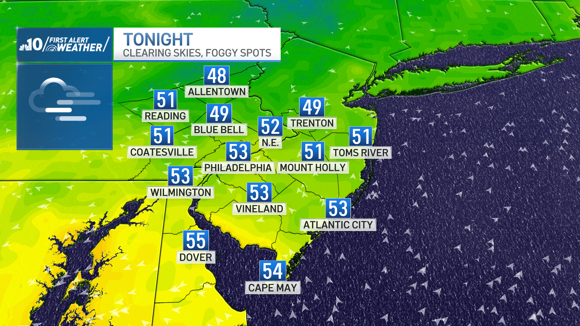 Skies clear up tonight ahead of warm Mother's Day, but storms also possible
