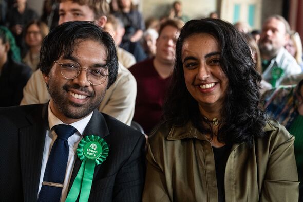 Newly elected Green Party councillors announce victory without speaking ...