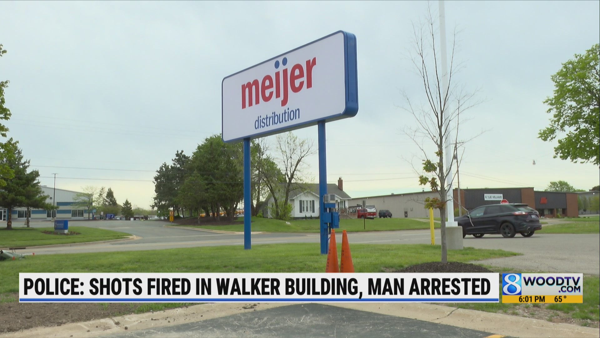 Police: Man arrested after shots fired at Meijer Distribution Center