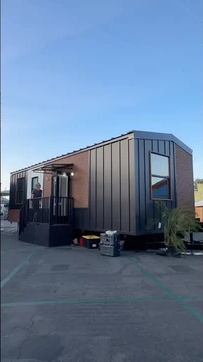 Clever Tiny Homes' 399 sq ft prefab cabin tour
