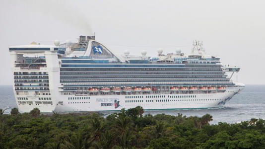 The Caribbean Princess sets sail from in Fort Lauderdale, Florida, in 2018. File pic: AP