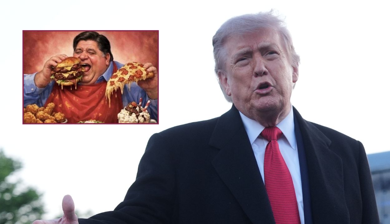 Gut punch: Trump trashes JB Pritzker with 'jumbo sized' pic of governor ...