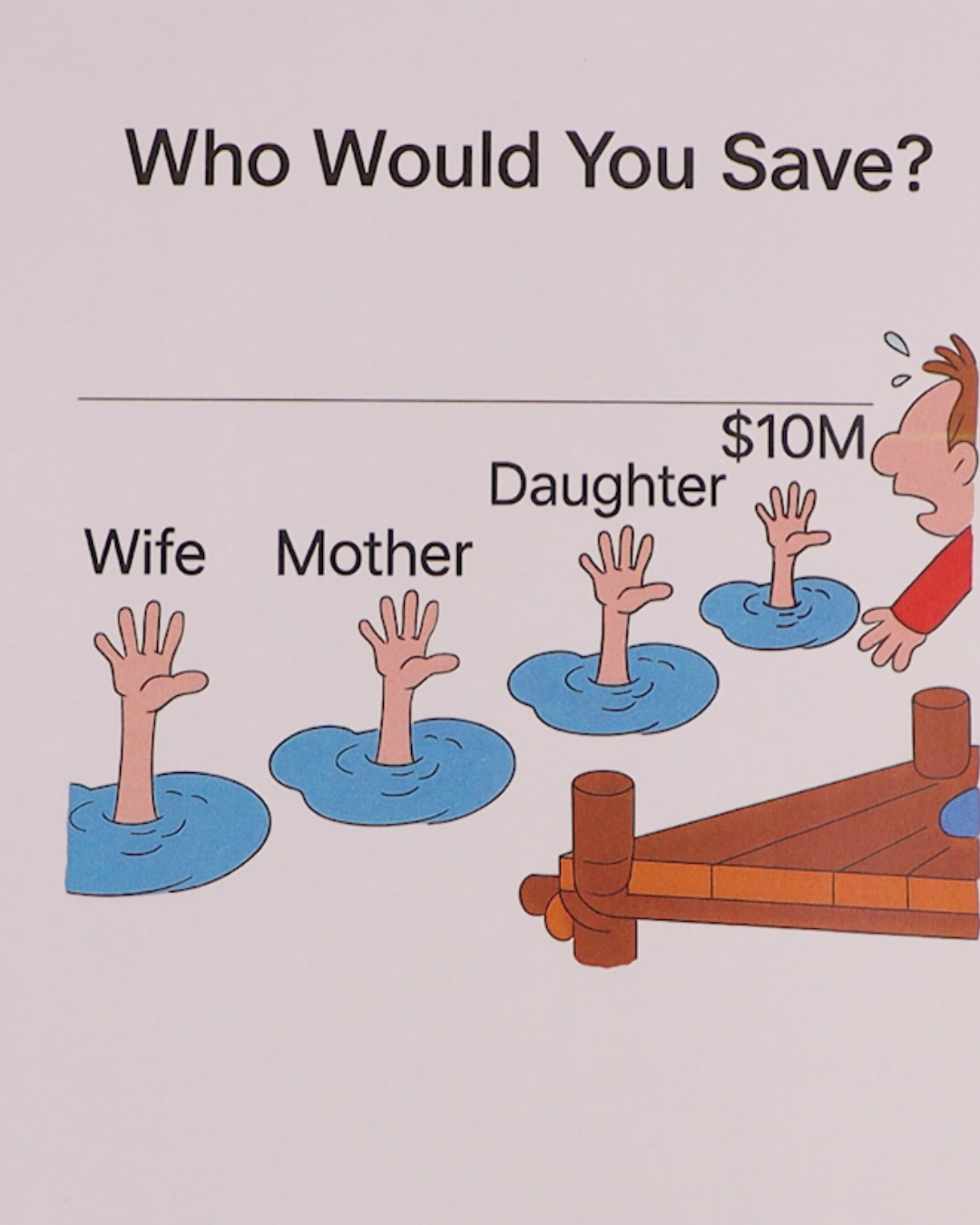 Only one can be saved, decide wisely 🤔