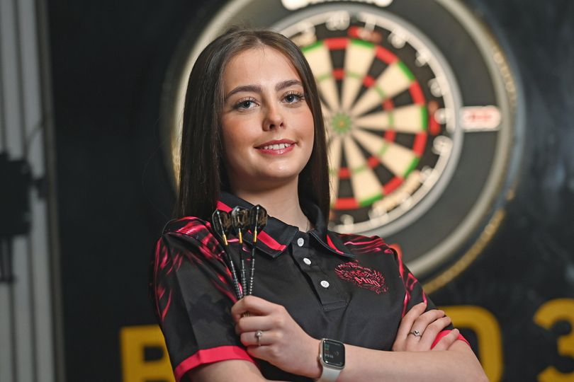 Girl started playing darts at the pub two years ago and is now tipped ...