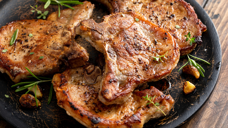 For the most flavorful pork chops, add the fizzy liquid to your marinade