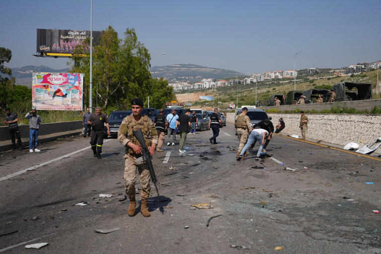 Israeli drone strikes near Beirut kill 4 and southern airstrikes kill ...