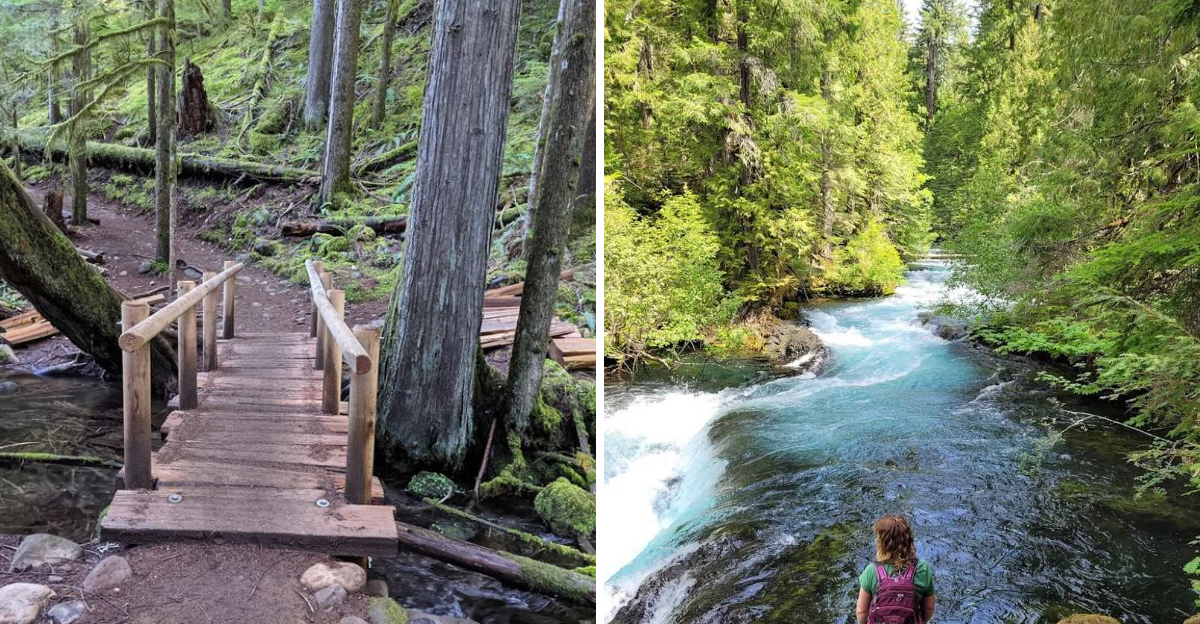 This 26.4-mile Oregon trail passes two hot springs and a swimming hole ...