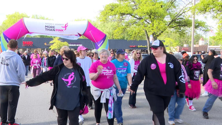 Hundreds take part in the Peoria Susan G Komen More Than Pink Walk