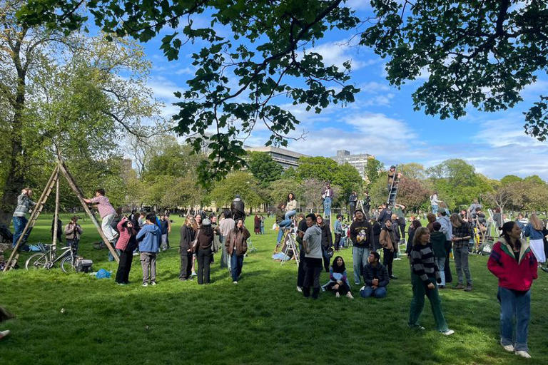 Wacky Edinburgh festival celebrates fifth year as dozens flood Meadows ...