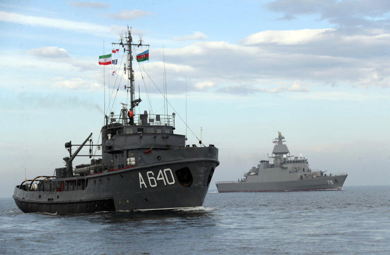 Russia and Iran use Caspian Sea trade route to aid Tehran’s drone program