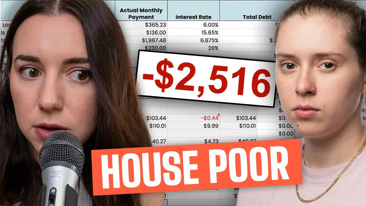 Therapist's $45k debt & 'house poor' budget reviewed