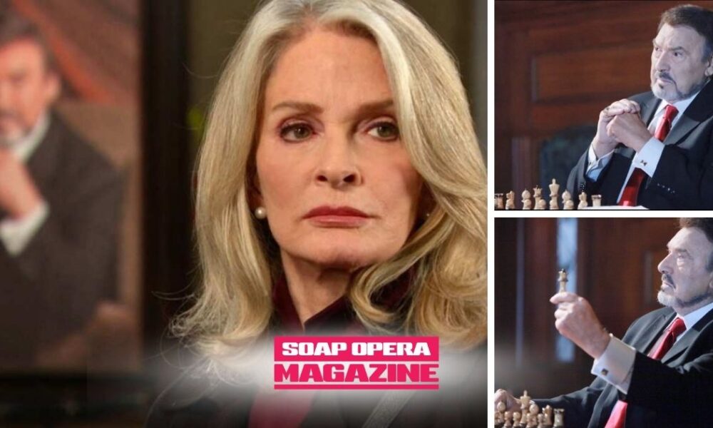 Days wild twist! Stefano DiMera left Marlena Evans a chess set in his will and Salem has no idea he is still running the board from the afterlife
