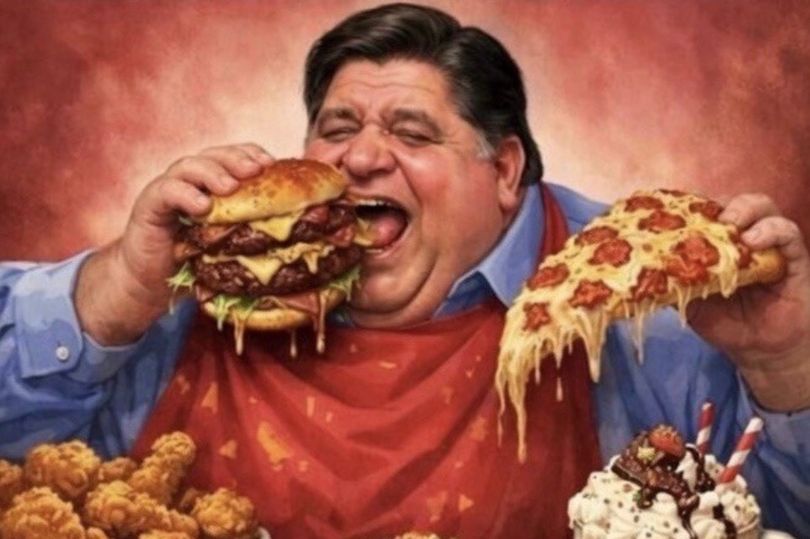 Donald Trump fat shames JB Pritzker in brutal Truth Social attack
