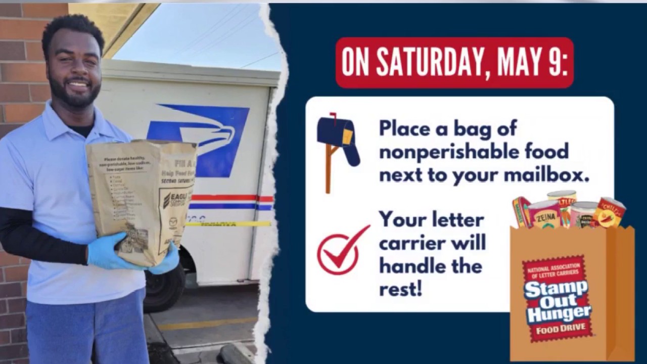 Stamp Out Hunger food drive happening Saturday