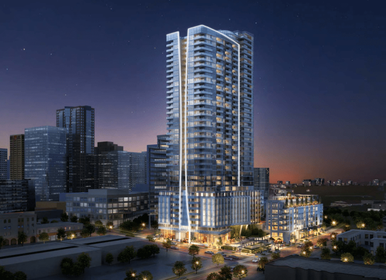 A fault line halted plans for a 40-story tower. Years later, the site ...