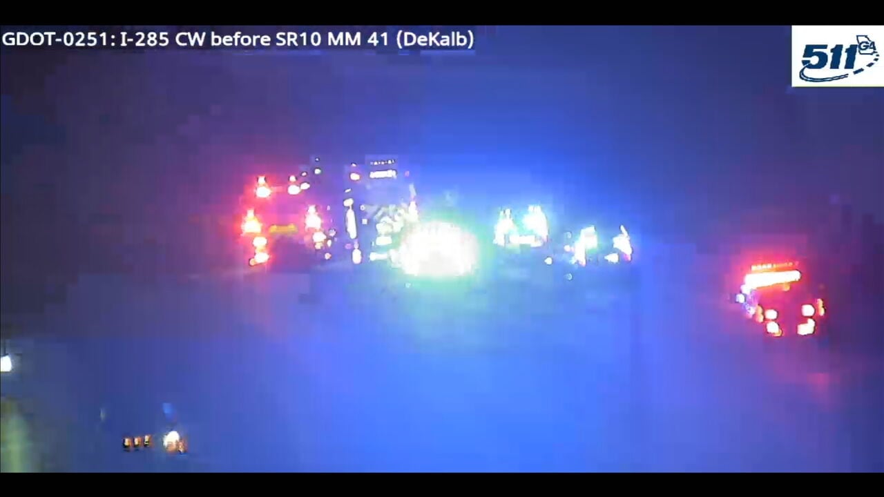 Driver dies after fiery crash on I-285