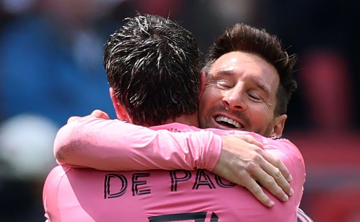 Messi y De Paul aportaron goles al triunfo de Inter Miami 4-2 sobre Toronto