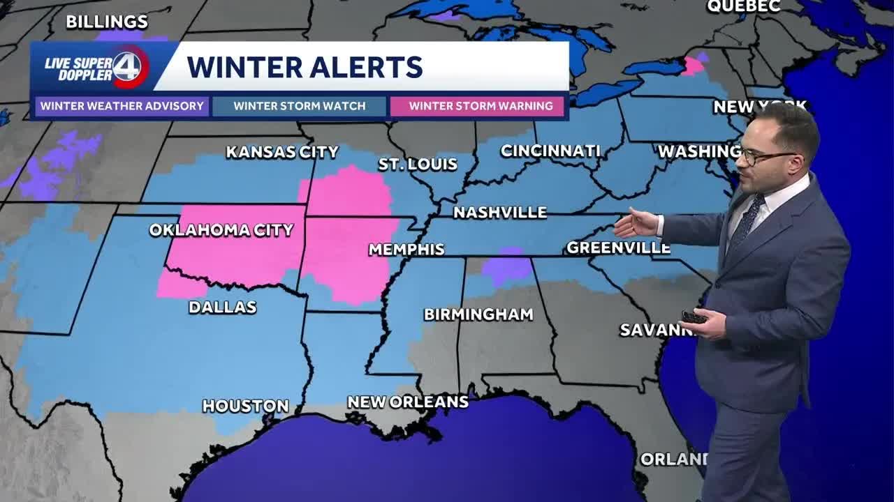 Ice storm threatens South Carolina, winter weather alerts issued