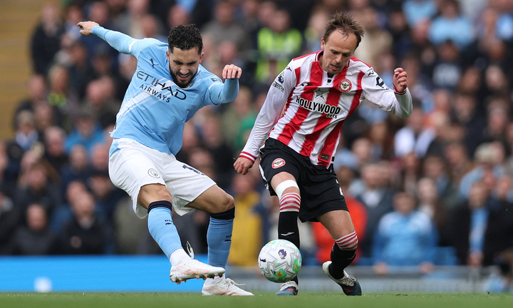 Man City thắng Brentford 3-0: Doku, Haaland góp công lớn