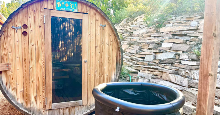 These 3 New Mexico Airbnbs have hot tubs and unreal views - Outdoor Plumbing For Hot Tubs